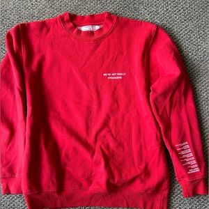 We’re not really strangers cheat codes crewneck